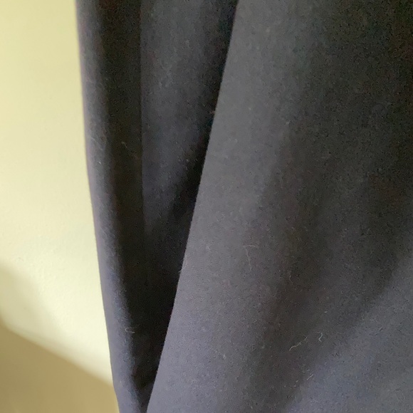 Size 12 Pendleton Navy Blue Wool flannel skirt - Picture 9 of 9